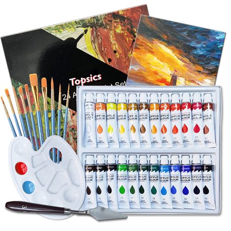 37 PCS Kit Peinture Acrylique