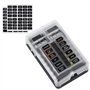 Kohree 12V 12 Voies Standard Boîte à Fusibles + 24pcs Voiture Fusible à Lame 5A 10A 15A 20A avec 12 Voyants LED Couvercle de Pro