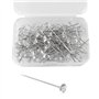 oupados 100 Pièces Épingles à Coudre Épingles à Fleurs en Cristal de Diamant Épingles Droite avec Boîte pour la Mariée Bricolage