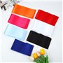 Lot de 4 écharpes vierges en satin uni - Accessoire de fête pour remise de diplôme, anniversaire, mariage, enterrement de vie de