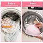 Lot de 4 Filet Linge Machine à Laver, Petits Filets à Linge Semi-Circulaires pour Machine à Laver - Sac à Linge Doux avec Suppor