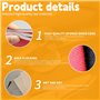 Lot de 24 éponges abrasives souples - Grain 180 à 3000 - Blocs de ponçage manuels - Papier abrasif sec humide pour bois, cloison