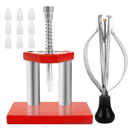 YAKLEE Outil de Réparation de Montre Extracteur de Montre Professionnel Presse à Aiguille de Montre Kits de Réparation de Montre