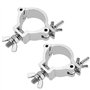 Graplan 2 pièces Aluminium Truss Clamp Crochet de fixation pour déplacer des lumières de scène et des projecteurs Crochet de fix