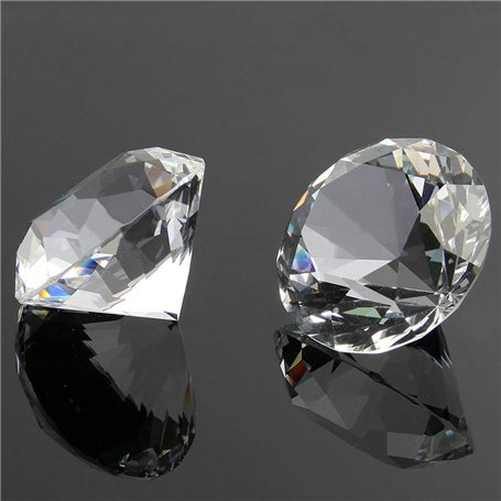 Dylan-EU 30 pcs Diamants Artificiels Verre Cristal Transparent Strass Décoratifs pour Cadeaux de Table Décoration de fête Mariag