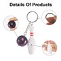 Mini Bowling Porte-clés 8 Pièces Porte clé bowling Quilles Bowling Porte-clé Bowling Porte cle Bowling Clé Pendentif pour amis e