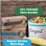 Greener Walker 100% compostable 10L Poubelle les aliments cuisine Waste Bags-150 sacs