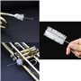 Brosse de Nettoyage Trompette Brosse Embout Buccal de Trompette Kit de Nettoyage de L'embouchure de la Trompette Brosse Accessoi