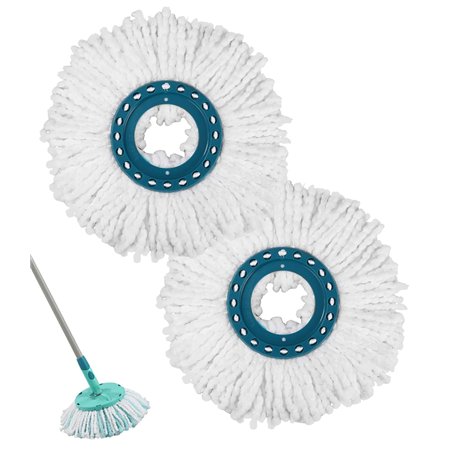 Lot de 2 têtes de rechange Clean Twist Disc Mop