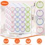 LPAMABA 800 Pcs Etiquettes Autocollantes Bocaux 38mm Etiquettes Autocollantes Etiquettes Autocollantes Personnalisées Étiquettes
