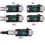 Treedix Testeur USB type C vers type A QC PD3.0 Module de déclenchement avec écran LCD Type-C Interface femelle 5 V 9 V 12 V 15 