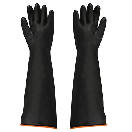 FOCCTS Gants en latex résistant aux produits chimiques en caoutchouc