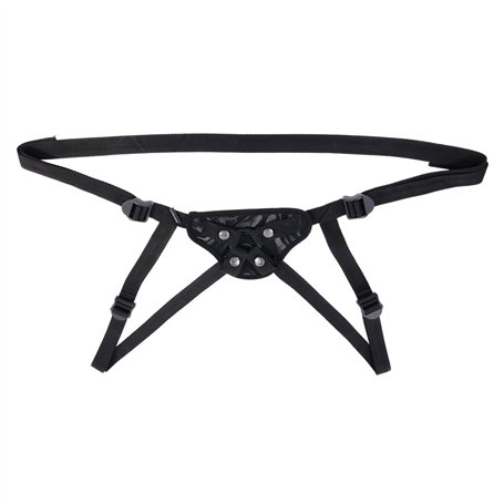 Harnais pour godemichet Sportsheets Velvet Noir