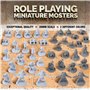 Path Gaming Lot de 40 monstres miniatures fantastiques RPG pour Donjons et Dragons, Jeux de rôle Pathfinder, miniatures à l'éche
