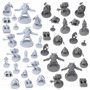 Path Gaming Lot de 40 monstres miniatures fantastiques RPG pour Donjons et Dragons, Jeux de rôle Pathfinder, miniatures à l'éche