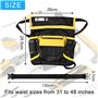 Ceinture Outils Bricolage avec 12 Poches Ceinture Bricolage Magnétique Porte Outils Ceinture Am