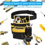 Kleemeiero Ceinture Porte Outil, Ceinture Outils Bricolage avec 12 Poches Ceinture Bricolage Magnétique Porte Outils Ceinture Am