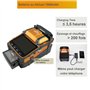 QIIRUN Soudeuse Fibre Optique Fusion Splicer AI-9 5s Épissage 15s Chauffage, Épisseur de Fusion de Fibre Optique avec Vidéos Tut
