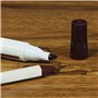 Daixi - Kit de réparation de meubles - Lot de 6 marqueurs + 6 bâtons de cire avec kit d'affûtage