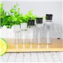 Lot de 12 bouteilles en plastique vides - 10 ml - Avec couvercle à rabat - Pour eau, émollient, émulsion de gel douche, etc