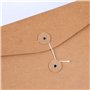 VANRA Classeur à ficelle en kraft Enveloppe de classement Enveloppe de projet Pochette de documents Organisateur de lettres plat