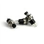 Switian 10 Pcs SPST 7mm Mini Bouton Momentanés Poussoir Interrupteur Normal Ouvert 250V 2A Noir
