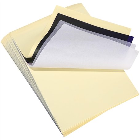 100 Feuilles de Papier Transfert pour Tatouage