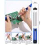 Yulado Fer à Souder, 60W Kit de Fer a Soudure, Fer à Souder Etain de Précision avec Interrupteur ON/OFF, Temperature Réglable 20