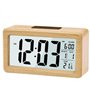 LEAZZLE Réveil Numérique en Bois