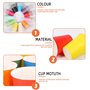 Gobelets en Papier, 200 Pièces gobelets jetables colorés, Gobelets à Boire pour Café Thé Boissons Chaudes et Froides Party Maria