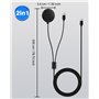 BLITEZZ 2 en 1 Chargeur pour Sam-sung avec Chargeur Montre Sam-sung et Cable USB C, 2M Station de Charge pour Sam-sung Cable USB