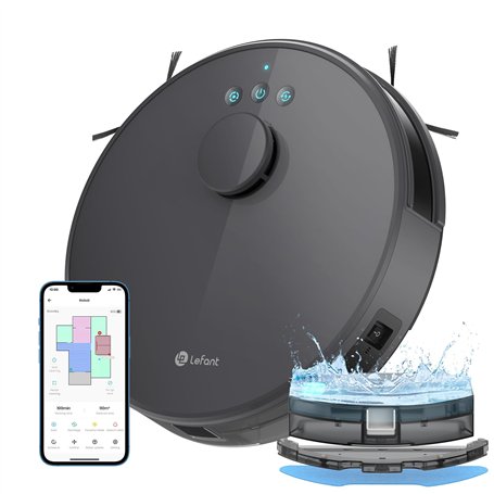 Lefant Robot Aspirateur Laveur 2 en 1 4000Pa