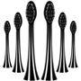 Lot de 6 têtes de brosse compatibles avecMyVariations à dents de rechange - brosses de rechange la brosse,Noir