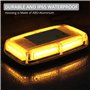 Justech Voiture Emergenecy Feux d'Avertissement Hazard Avertisseur Lumineux Lampes en Tête Base Magnétique Stroboscope Restaurat