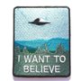 Écusson brodé « I Want To Believe » à thermocoller ou à coudre The X-Files