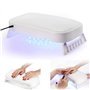 Sèche-ongles UV LED 48W avec oreiller de repose-bras de manucure