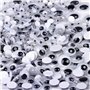 Yeux Mobiles Autocollant Wiggle Eyes pour DIY Craft Scrapbooking Accessoires Doll Making Toys Yeux Tailles Assorties 500 Pièces