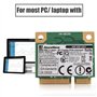 VBESTLIFE 2.4G Bluetooth WiFi 2 en 1 Carte sans Fil pour Mini Slot PCI-E pour Dell/ASUS//