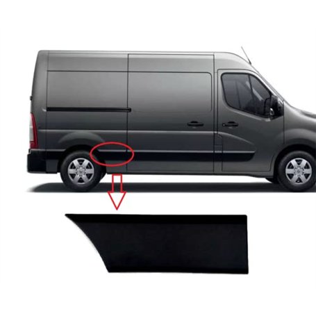 Panneau de Moulure Bande Trim Central Côté Droit Arrière (Châssis Court) Compatible pour Master III