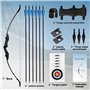 NorthSpoor Ensemble d'arc et de flèches de 40 LB pour Adulte, Ensemble de tir à l'arc adapté aux gauchers et aux droitiers, entr