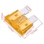 Heschen Lot de 50 fusibles à lame standard ATC-5 pour voiture et camion 5 A Orange