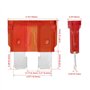 Heschen Lot de 50 fusibles à lame standard ATC-10 pour voiture et camion Rouge 10 A