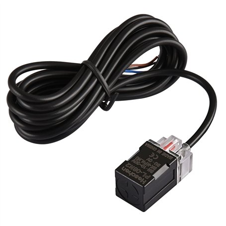 Heschen Capteur de proximité inductif carré non bouclier type PL-08N2 Distance 8 mm 10-30 VDC 200 mA NPN normalement fermé (NC)