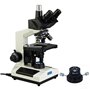 Omax M837zl-a191 Dry Darkfield 40 x-luminosité X haute puissance remplaçable lumière LED Microscope trinoculaire composé de sang