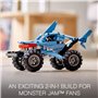 LEGO Technic Monster Jam Megalodon 42134 Model Building Kit; A 2-in-1 Build for Kids Who Love Monster Truck Toys; Kids Will Love