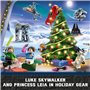 LEGO Calendrier de l'Avent 2024 Star Wars pour enfants Calendrier de l'Avent de Noël avec 18 mini constructions et 5 figurines, 