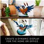 LEGO Icons Kingfisher Model Building Kit - Detailed 3D Puzzle for Adults, 18+ - Collectible, Relaxing DIY Craft for Bird Lovers 