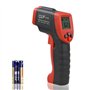 Wintact Thermomètre infrarouge pour la cuisson -58~788 ℉ ~ (-50~420 ℃ ~) avec alarme de température haute et basse et émissivité