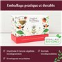 English Tea Shop - Calendrier de l'avent thés et infusions bio à cartes blanc - 25 thés et infusions issus du commerce équitable