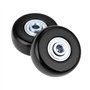 Roues de Valise de Remplacement Roulettes Valise avec Clé Réparation Roulements 45 x 18 mm Pour Réparation de Valise